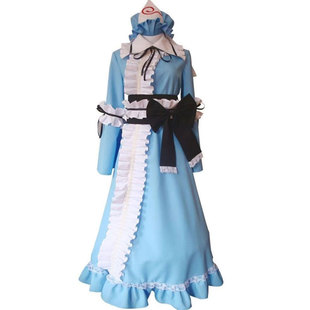 东方project 西行寺幽幽子cos衣服裙子动漫cosplay服装全套