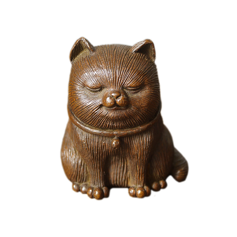 招财猫苏工实心铜厂价直销纯手工