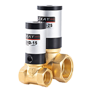 气动控制阀气控阀水阀Q22HD-15-20/25/32/40/50管铜阀流体真空阀