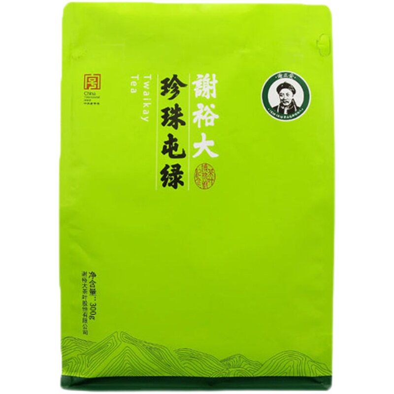谢裕大珍珠屯绿300g袋装高山绿茶