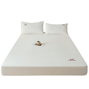 纯棉床笠床罩100全棉床套床垫保护罩隔脏套a类母婴级180cmx200cm