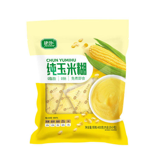 捷氏纯玉米糊猴头菇山药葛根无添加蔗糖低脂代餐免煮即食小包装