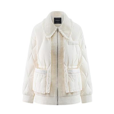 艾莱依羽绒服女冬百搭外套