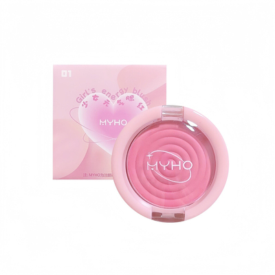 收缩色自然纯欲腮红打造伪素颜