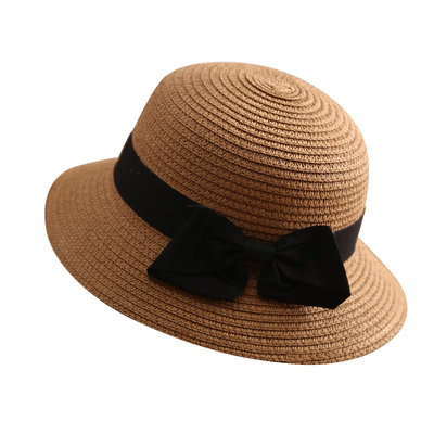 夏天度假海边可折叠草帽