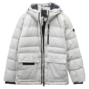 三防工装羽绒服ABLE JEANS男冬装胖子户外羽绒衣大码防风多口袋男