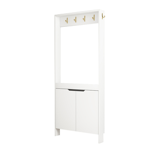 实木门后超薄挂衣架卧室门后置物架门后多层薄收纳柜极窄空间利用