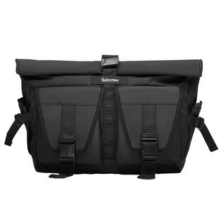 Subcrew潮流骑行通勤斜挎包男士机能单肩邮差包防水大容量电脑包