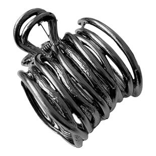 高马尾固定神器金属小号抓夹后脑勺高端发夹女简约气质发卡头饰