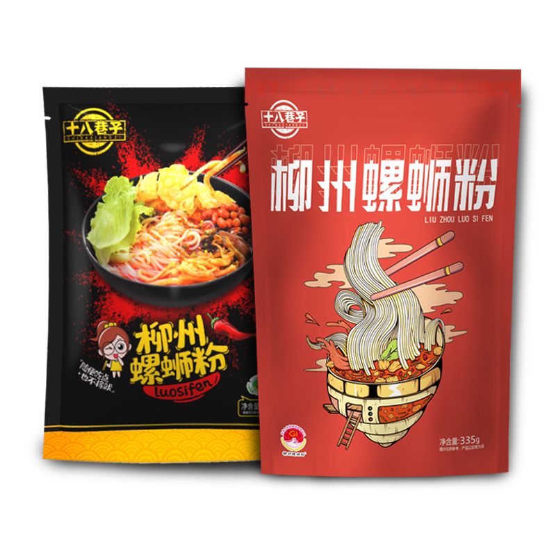 十八巷子柳州螺蛳粉正宗广西特产肥汁米线螺狮粉粉丝整箱335gx5袋
