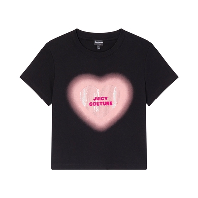 JuicyCouture橘滋亮片T恤