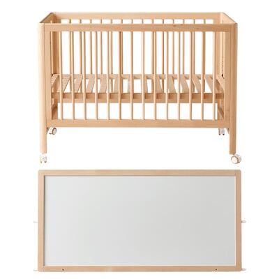 全友家居婴儿床原木风