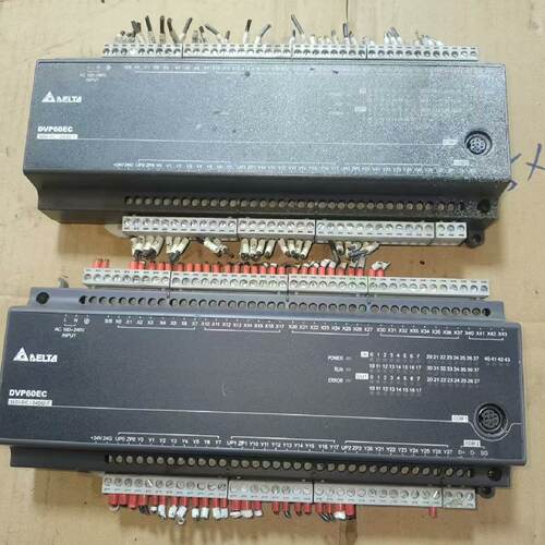 询价-台达PLC  DVP60EC00T3，剪线，成色如图，一
