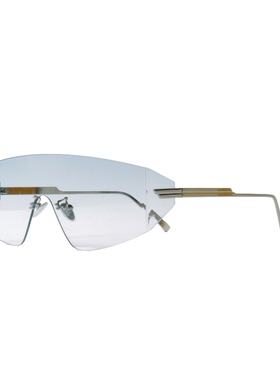 无框渐变色连体防风太阳眼镜