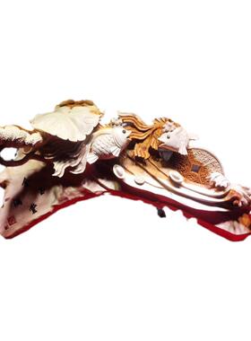 金玉满堂金鱼装饰客厅大摆件雕刻