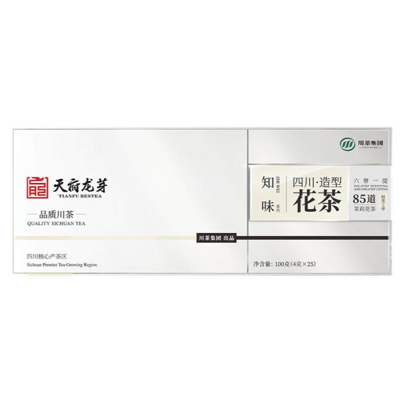 天府龙芽新知味浓香茉莉花茶