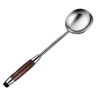 316不锈钢汤勺食品级家用大号盛汤勺子粥勺长柄炒勺加厚厨具