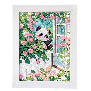 可爱猫咪狗狗钻石贴画儿童diy手工砖石画材料包钻石贴画粘贴礼物