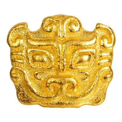 老克勒古法黄金瑞兽隔珠转运珠