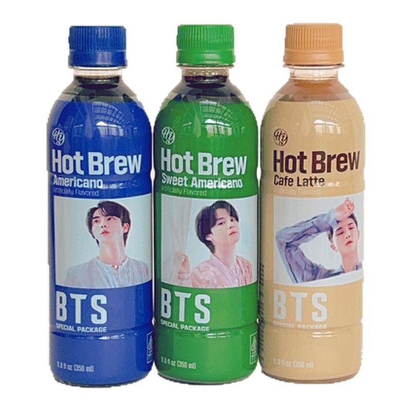 3件包邮bts限定包装韩国咖啡