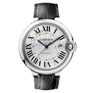 【自营】中古95新卡地亚Cartier蓝气球男表 自动机械手表瑞士腕表