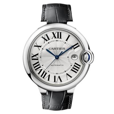 【自营】中古95新卡地亚Cartier蓝气球男表 自动机械手表瑞士腕表