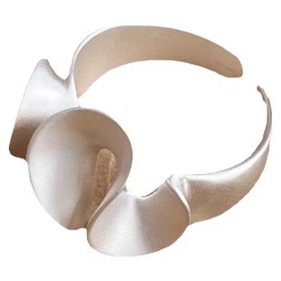 2025新款佛罗伦萨风宫廷复古纯银戒指女磨砂花边个性ins开口指环