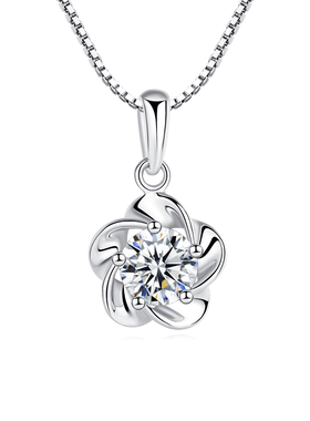 PT950铂金吊坠 18K白金吊坠 百搭珠宝首饰 女友礼物钻石吊坠女款