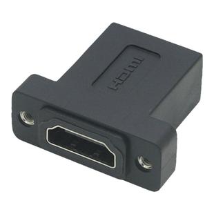HDMI 2.0高清母对母带耳朵锁螺丝面板 HDMI 4K*2K高清视频延长头