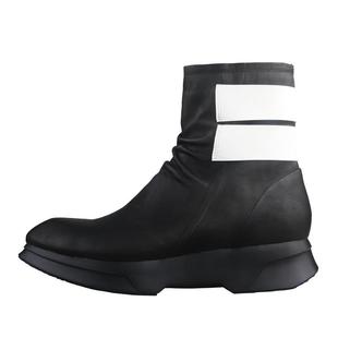 奈瑟【高街】撞色高帮鞋男机能风男靴松糕鞋厚底休闲鞋增高男鞋