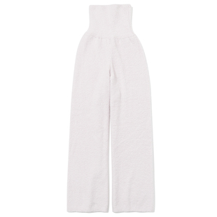 东京花园 冬季保暖软绵绵羽毛绒家居休闲纯色高腰长裤睡裤家居裤