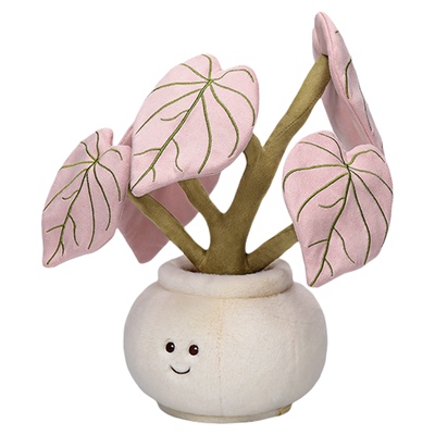 McHugs温柔粉海芋毛绒玩偶