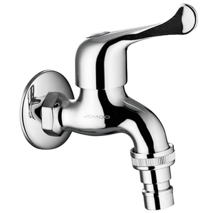 九牧家用洗衣机水龙头单冷全铜加长拖把池一进二出4/6分水嘴快开