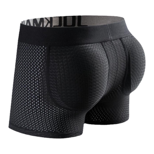 JOCKMAIL男内裤提臀丰臀假屁股性感男用平角内裤裤加可拆卸罩杯垫