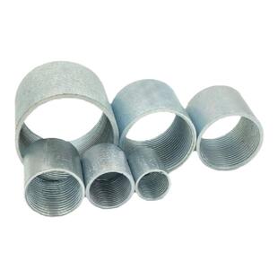 镀锌钢束节 钢管内丝直接 镀锌管束 直通接头 钢束接 4分6分1寸