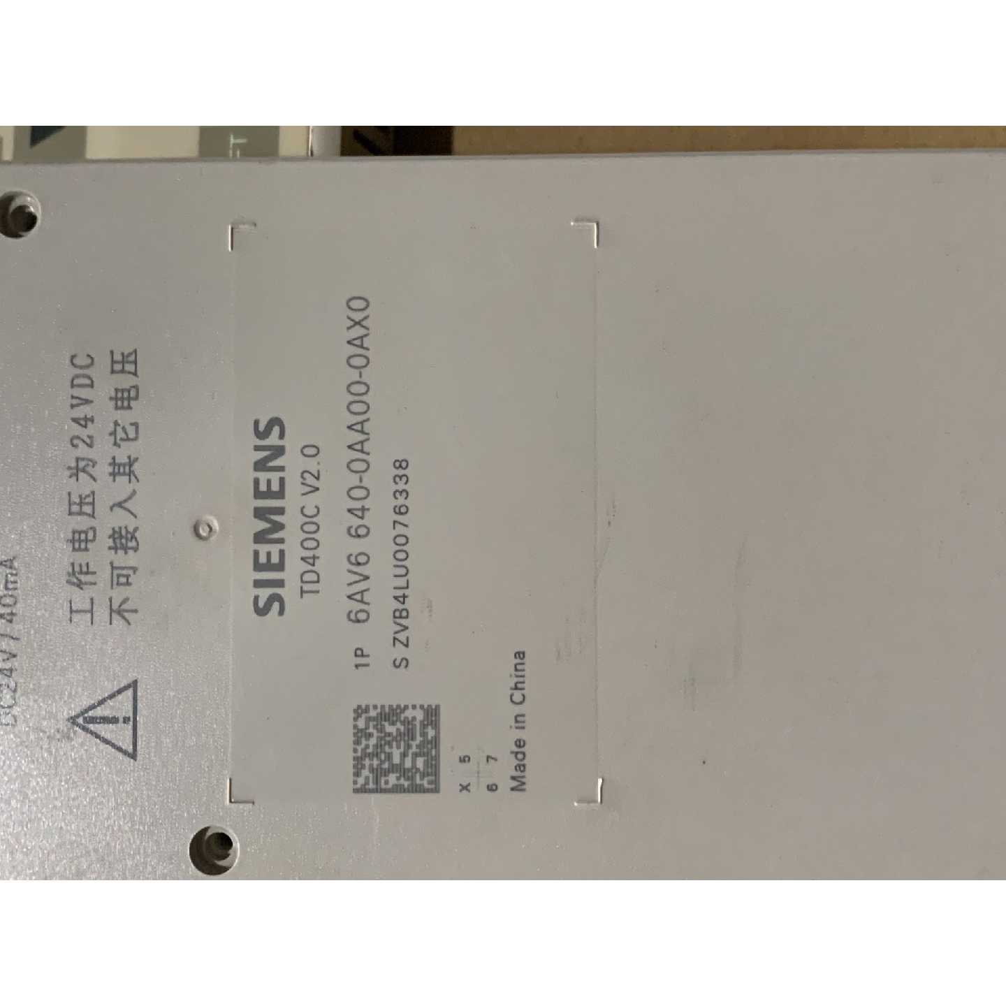 议价西门子文本TD400C 6AV6 640-0AA00-0AX