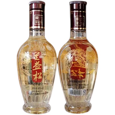 云南特产泸西兰益松松子酒400ml酒精度46度经典裸瓶大瓶实惠装