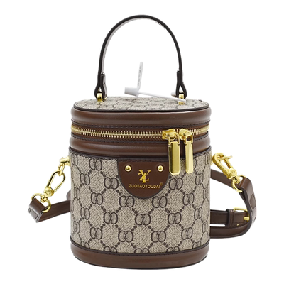 Clean Knоck老花圆筒包斜挎包2026新款大包质感百搭水桶包单肩包