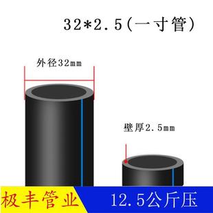 pae管pe水管给水自来水管202532黑管管材4分6分1寸2寸塑料胶