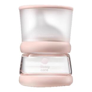 babycare防胀气玻璃奶瓶0气泡新生婴儿宝宝专用宽口径仿母乳歪头