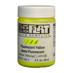 进口GOLDEN高登哑光丙烯颜料流质型亚光模型手办BJD上色DIY手绘