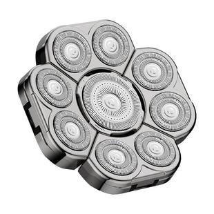 九刀头备用头剃须刀头刀片自刮光头剃光头机专用神器男士自己剃头