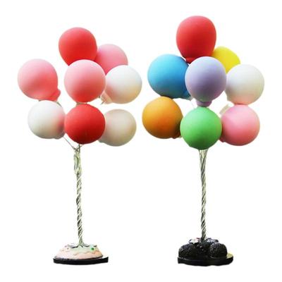 创意车内彩色气球汽车摆件中控台装饰迷你可爱女摆饰车载车饰摆件
