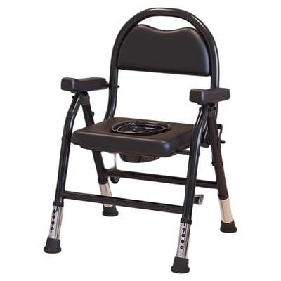 老人坐便器折叠靠背移动马桶孕妇坐便椅家用坐便凳残疾病人坐厕椅