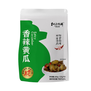 【无防腐剂】酸辣甜咸腌黄瓜酱菜下饭菜小包装开胃下酒山东小咸菜