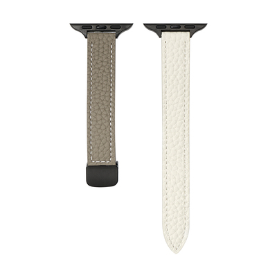 拼色荔枝纹磁吸扣iWatch表带