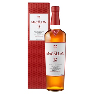 【指南针】麦卡伦12年新版经典雪莉桶蓝钻单一麦芽威士忌MACALLAN