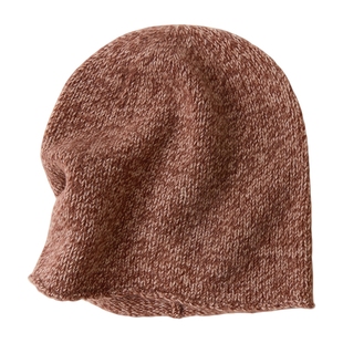 100%山羊绒花纱针织帽男女户外徒步休闲运动帽时尚保暖毛线帽冷帽