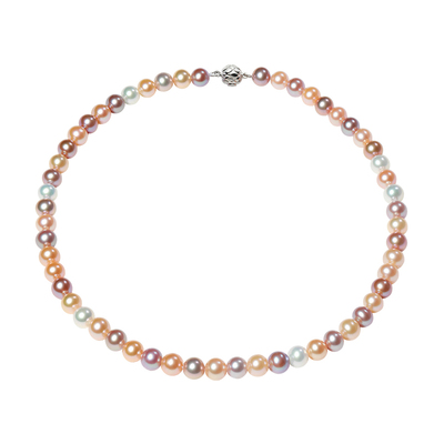 gio珠宝天然彩色淡水女银925银