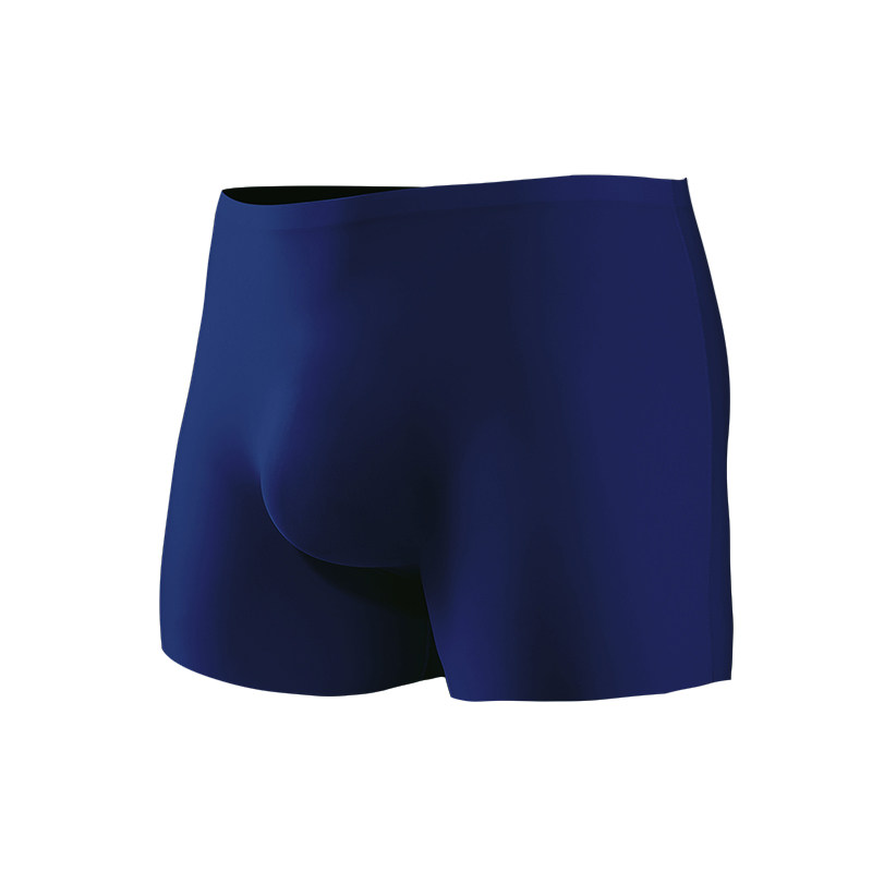 Men's Underwear 3D Stamping Ice Silk Boxers Seamless Thin
